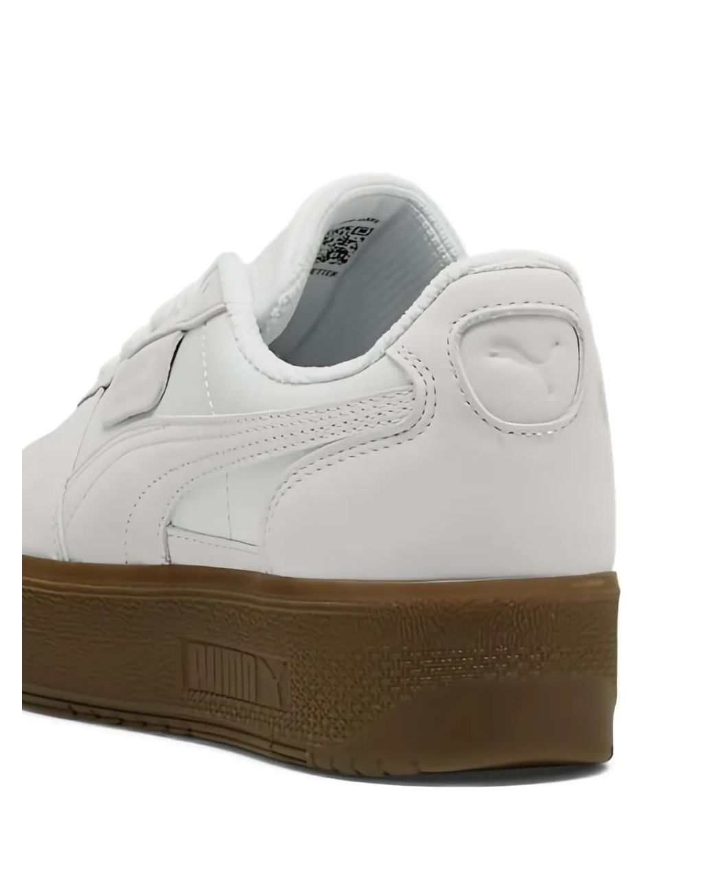 PUMA White Palermo Elevata Premium Sneakers
