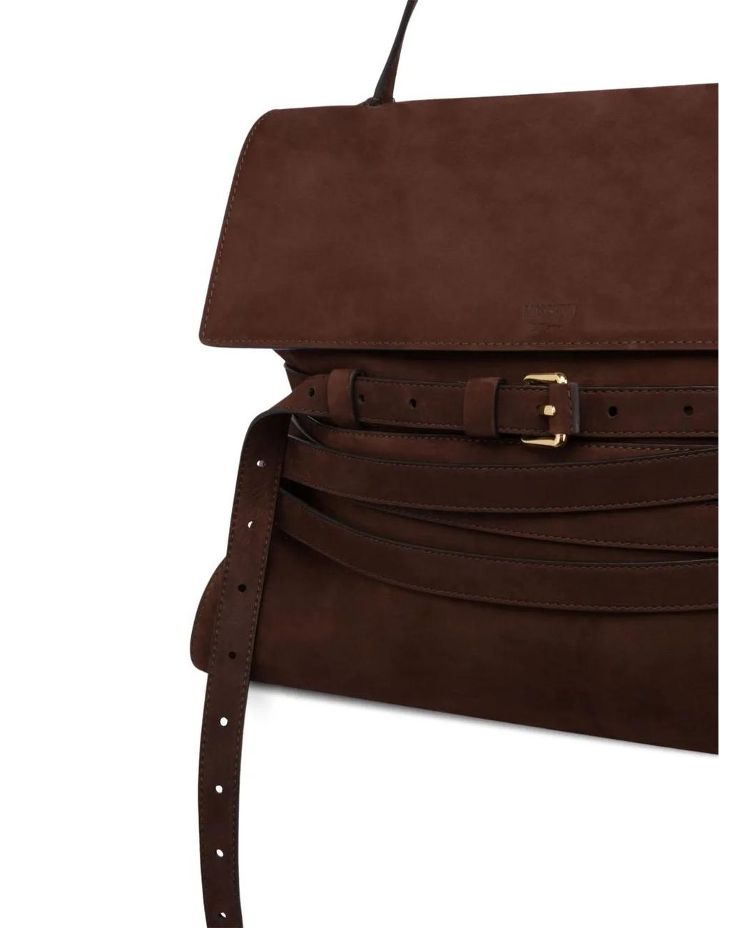 Moschino Black Sac Porté Épaule Tie Me Médium