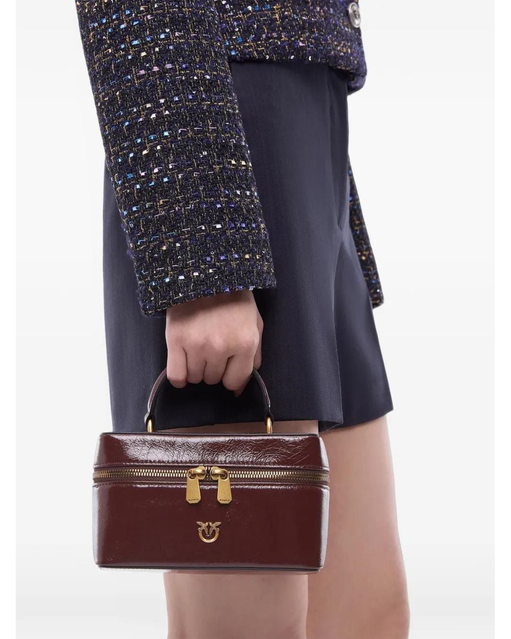 Pinko Purple Small Crossbody Bag
