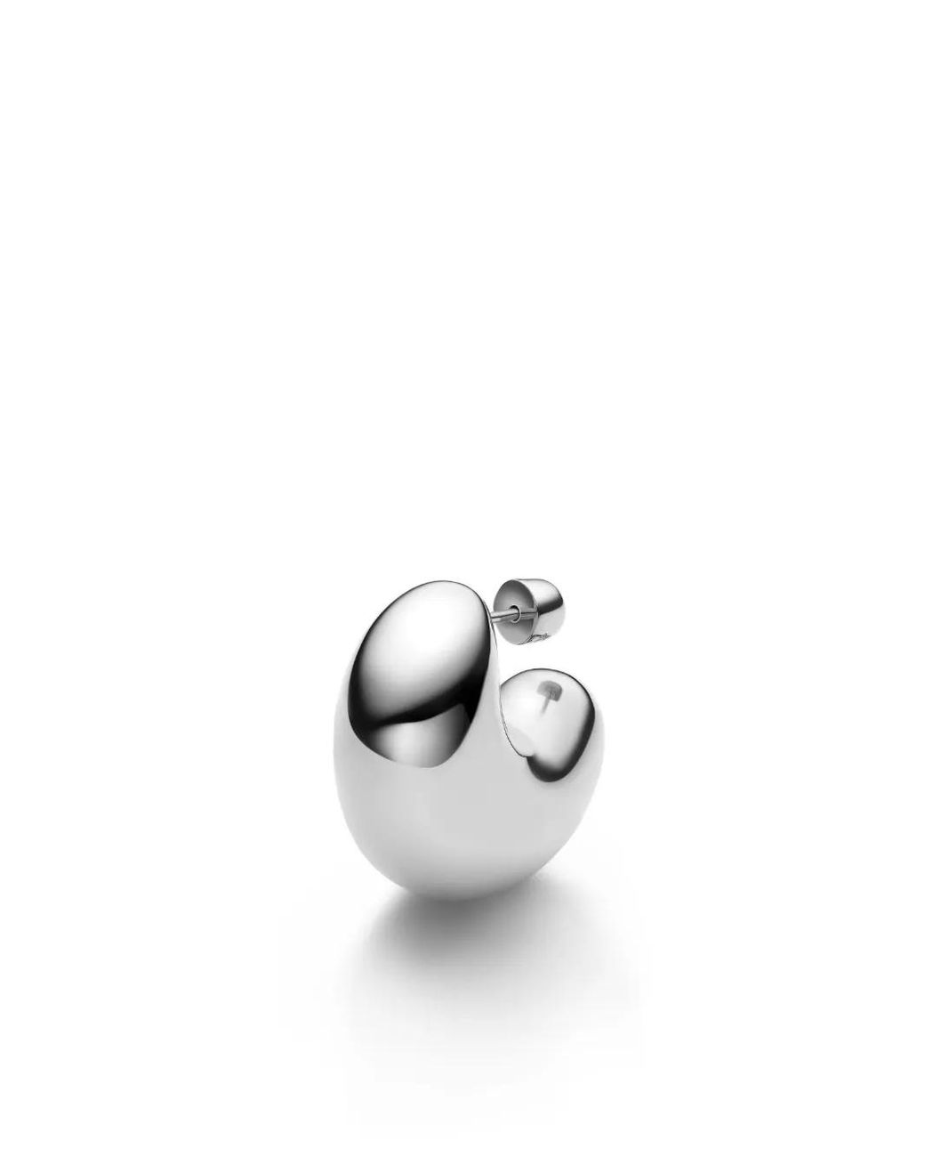 Maria Black White Tryvann Dome Earring