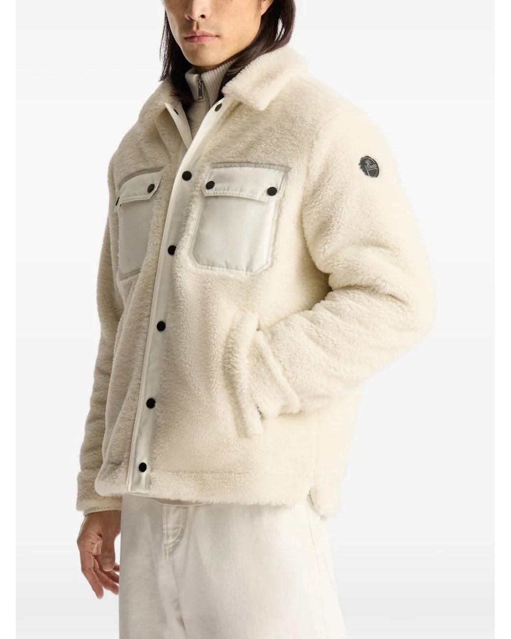 Fusalp Natural Veste Elstran En Fourrure Artificielle Blanche for men