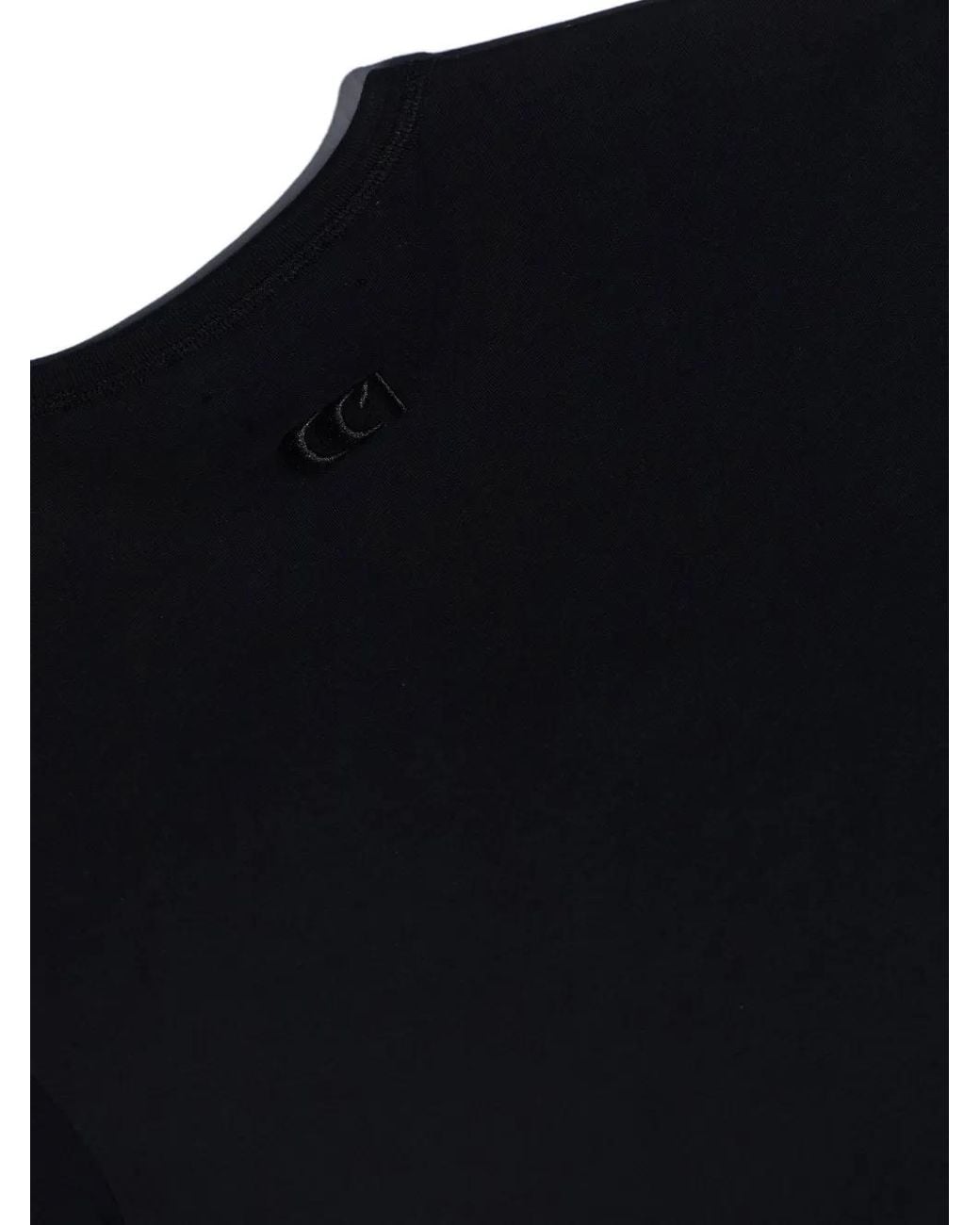 CIARAN Black Cc1-Embroidered T-Shirt