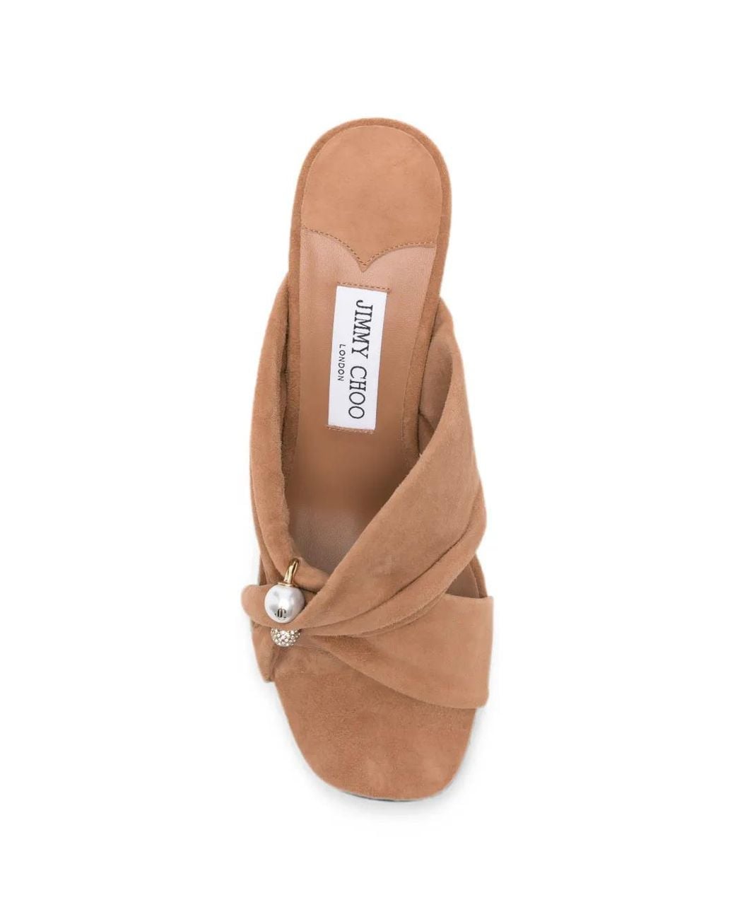 Jimmy Choo Brown Rafi Heeled Sandals