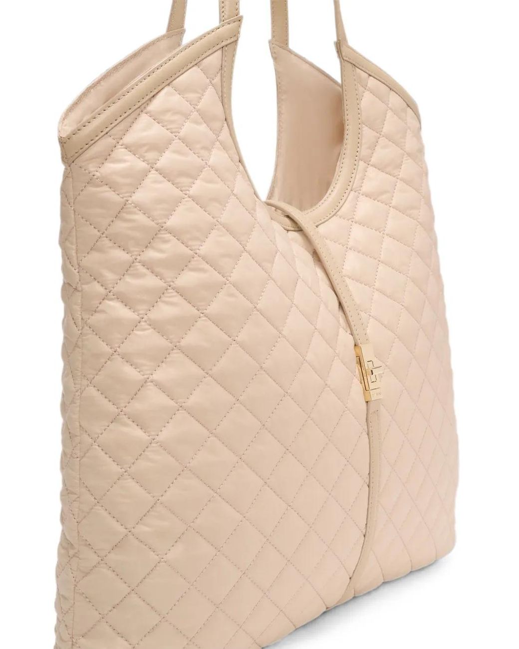 MZ Wallace Natural Large Astor Quilted Tote Bag