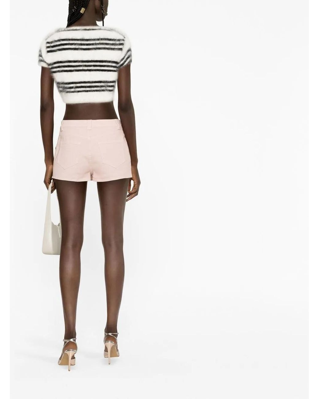 Tom Ford Pink Button-Fastening Denim Shorts