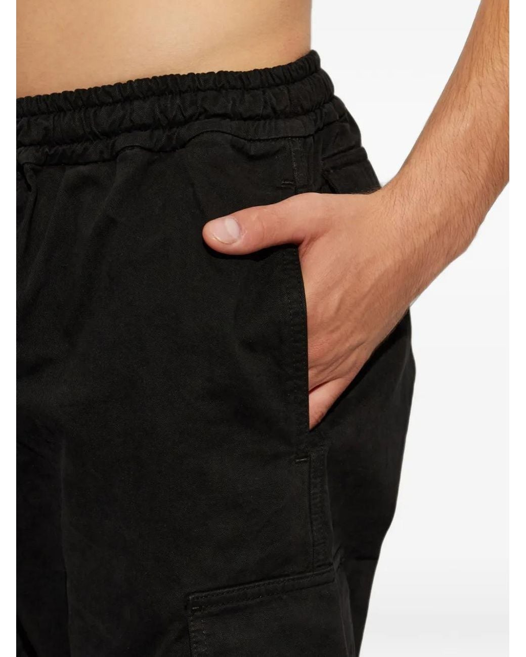 Off-White c/o Virgil Abloh Black Logo-Print Cargo Pants for men
