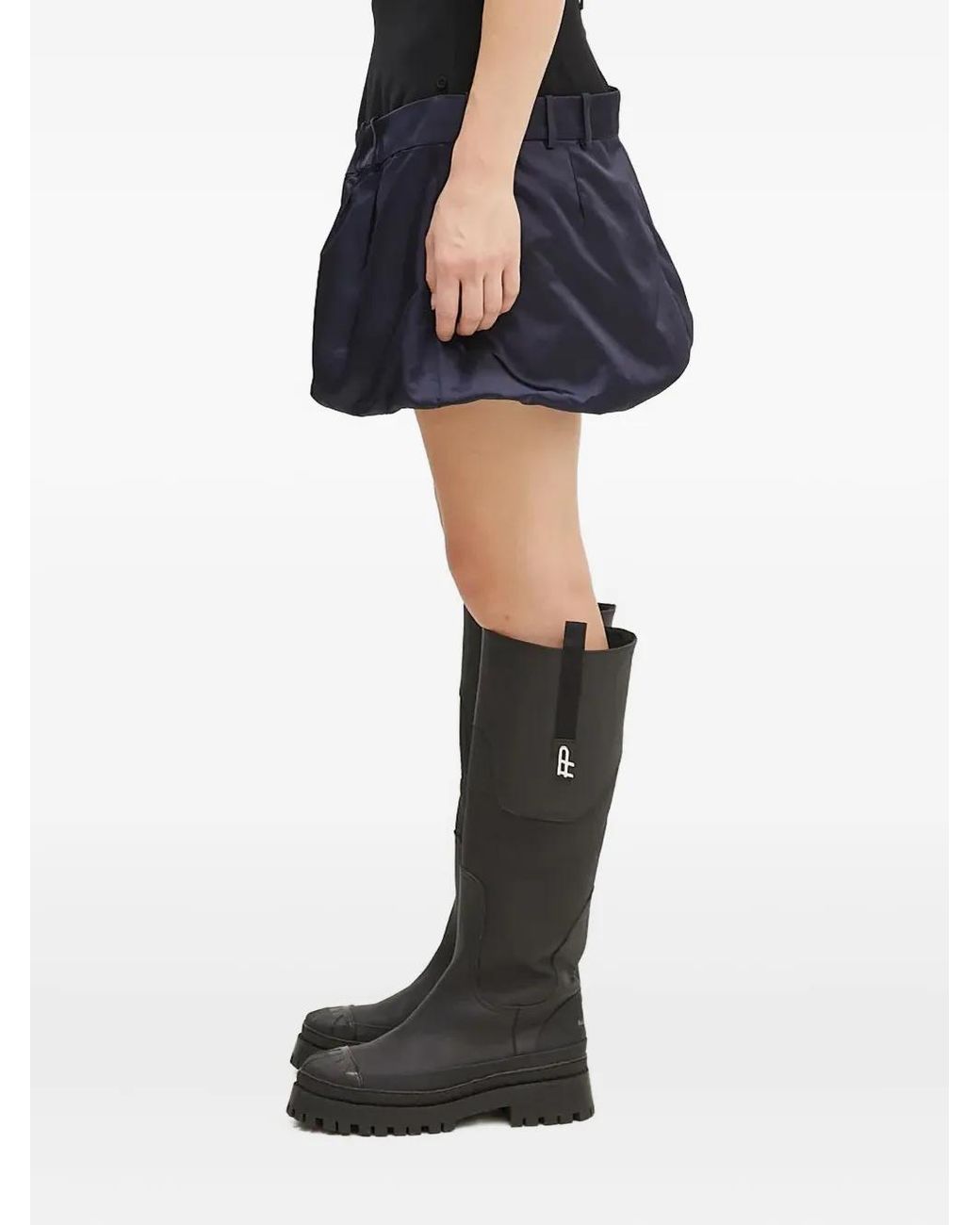 OTTOLINGER Blue Draped Skirt