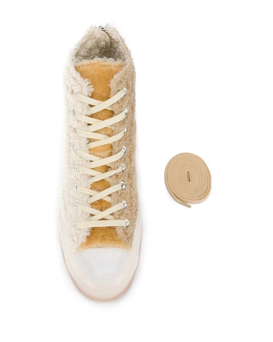 Converse Natural Chuck 70 Fleece Hi-top Sneakers