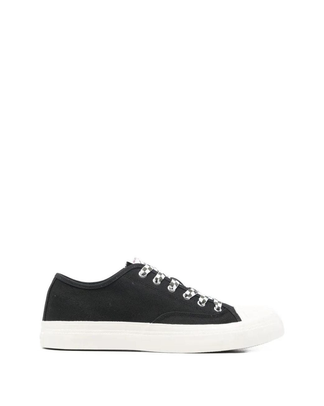 KENZO White Baskets En Coton À Lacets for men