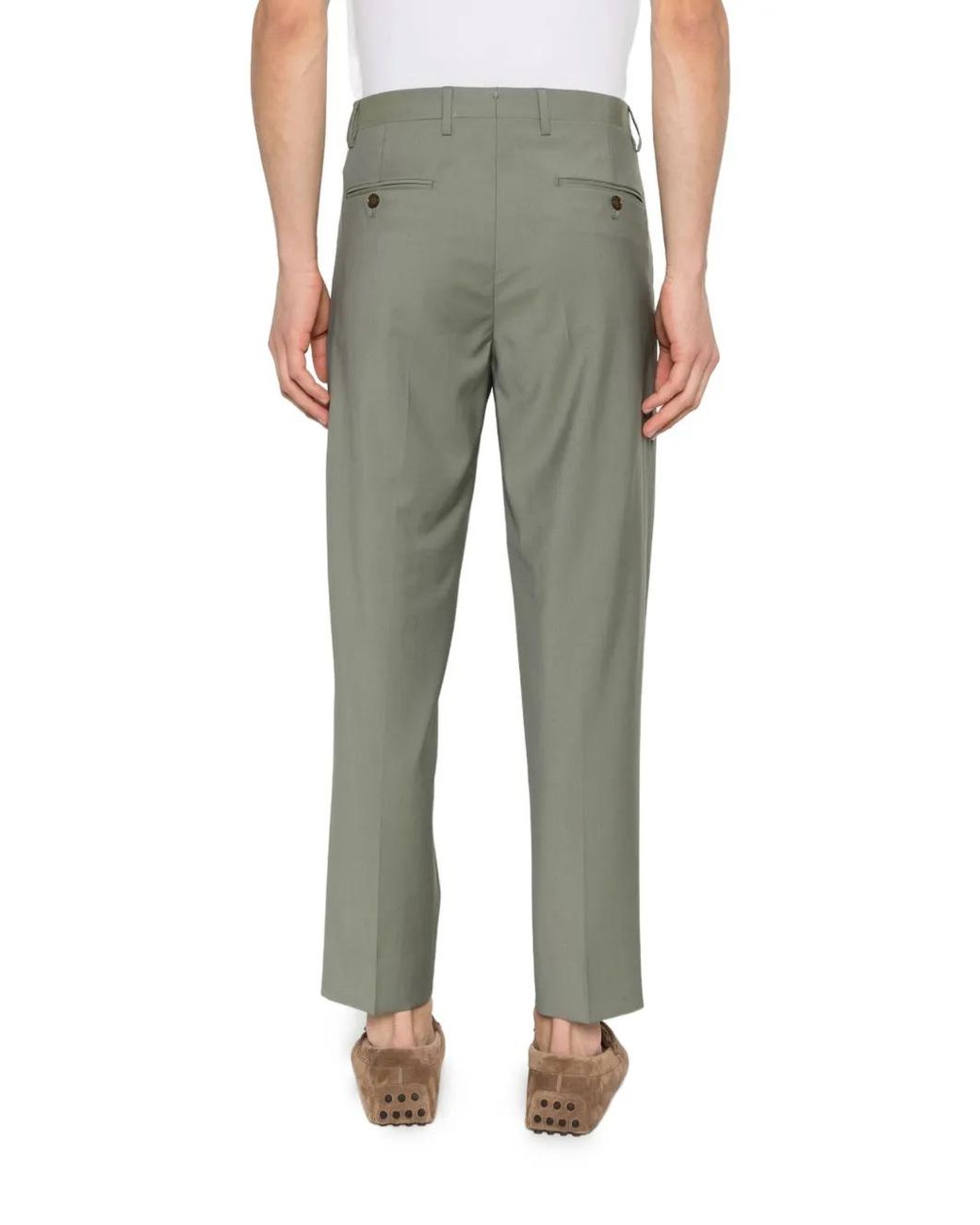 Briglia 1949 Gray Pleated Trousers for men