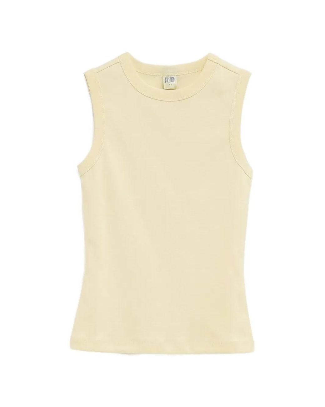 Flore Flore Natural Esme Sleeveless Tank Top