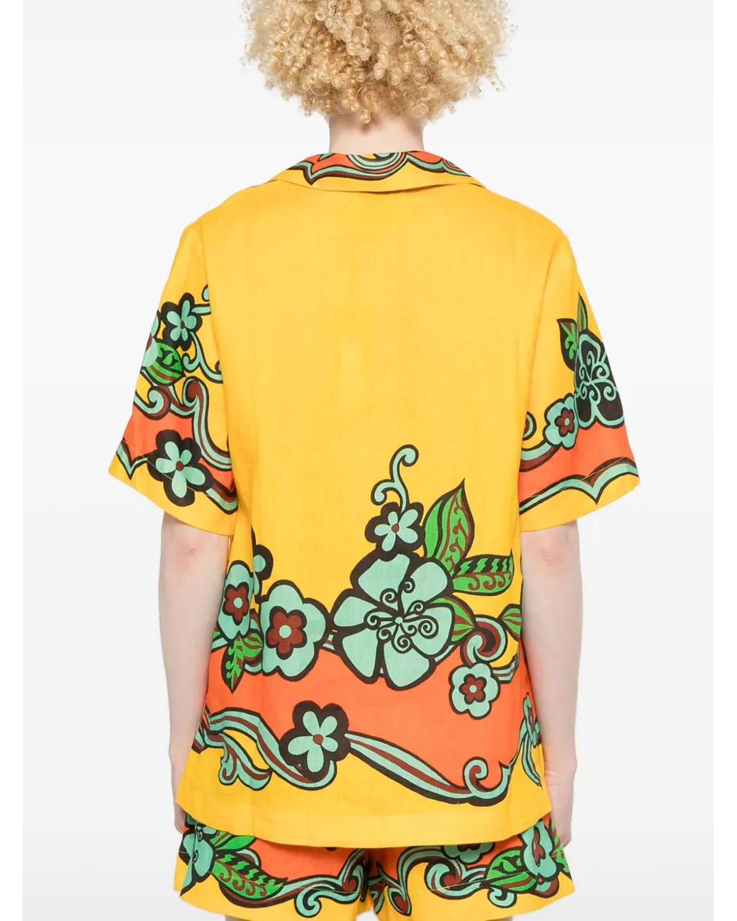 ALÉMAIS Yellow Flame Shirt