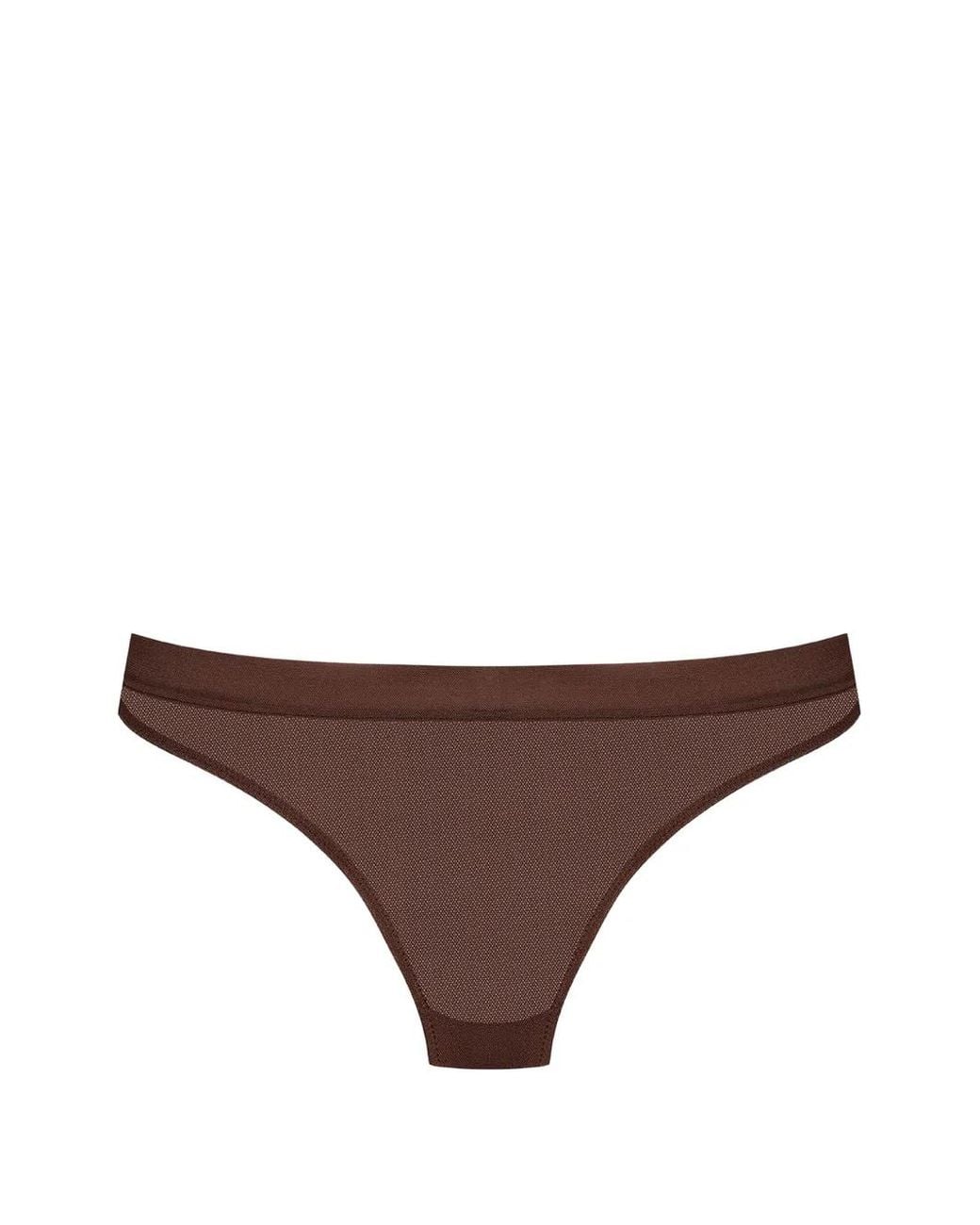 Maison Close Natural Corps À Corps Mesh Briefs