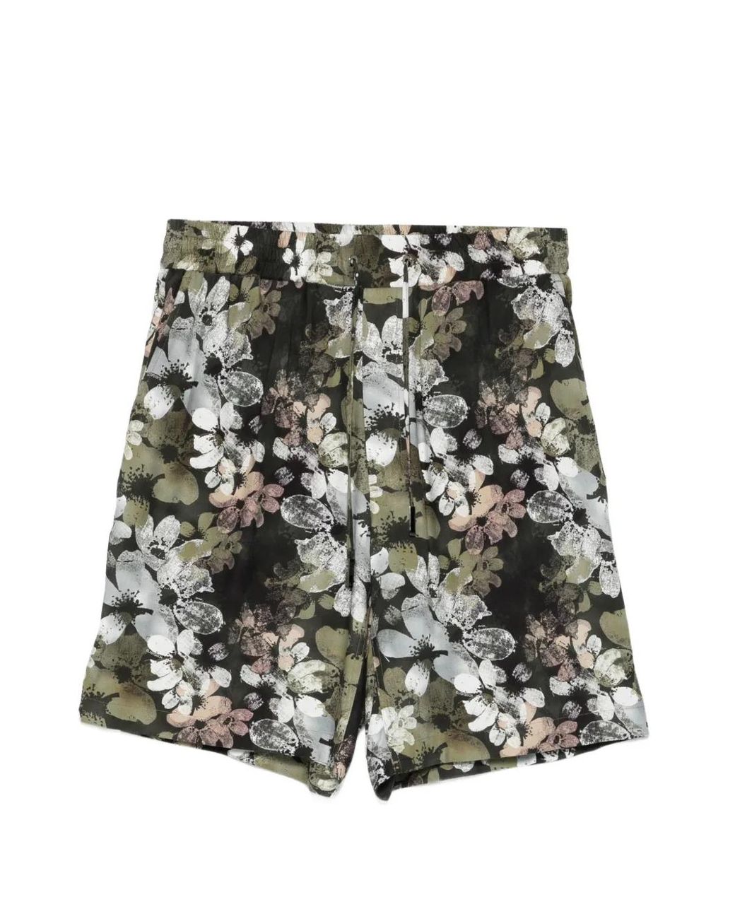 Iceberg Black Floral Shorts for men