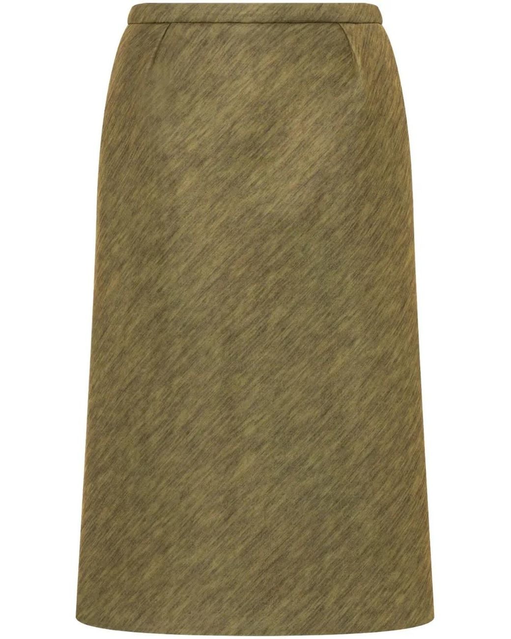 Philosophy Di Lorenzo Serafini Green A-Line Midi Skirt