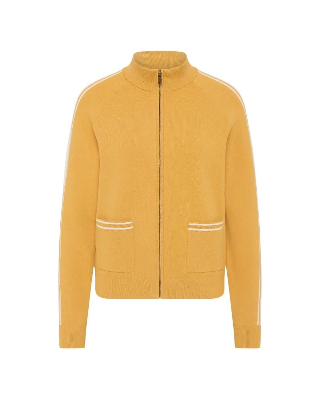 The Upside Yellow Bonito Dylan Side-Stripe Cardigan