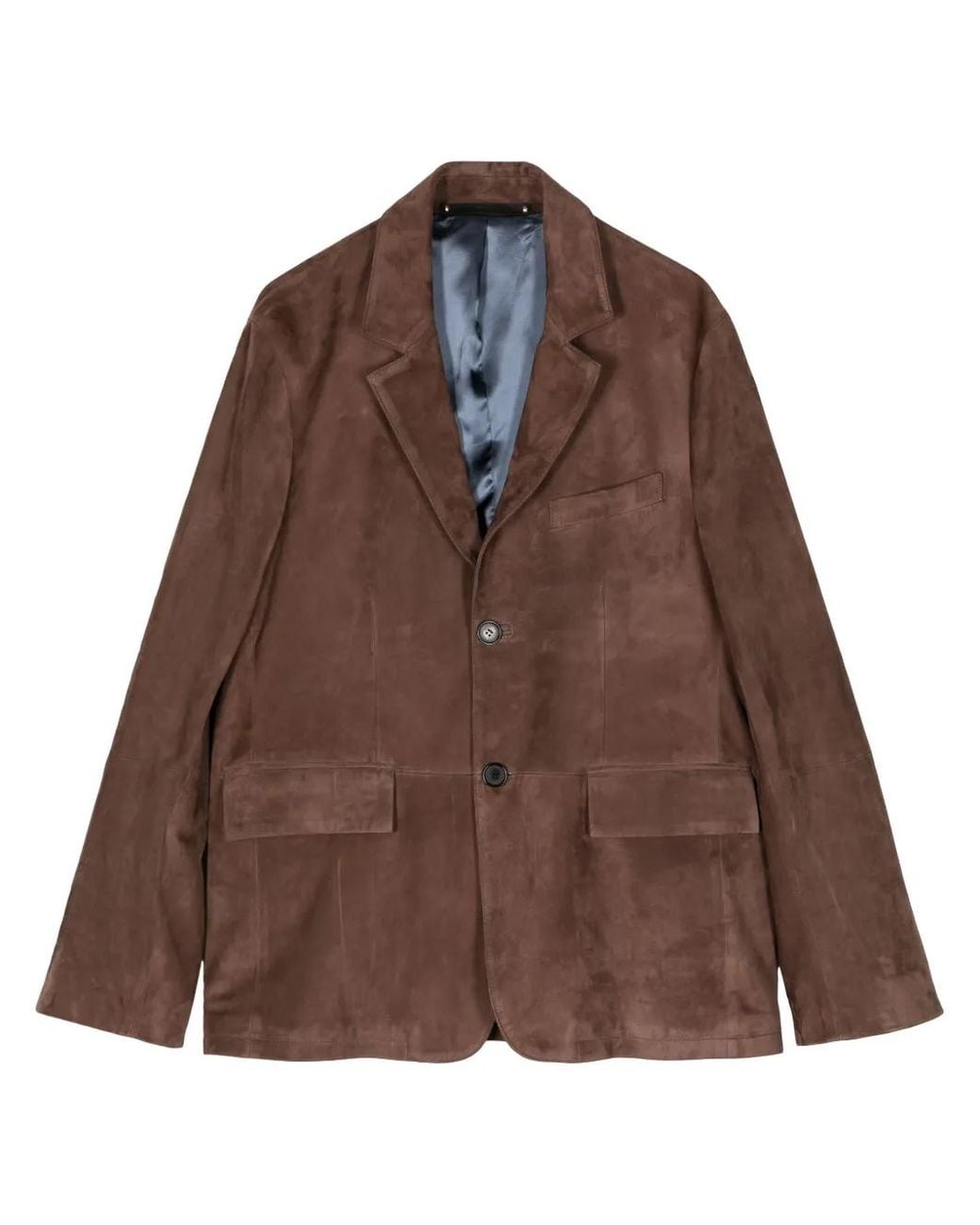Paul Smith Leren Blazer in het Brown voor heren