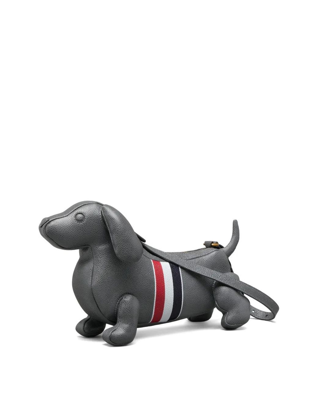 Thom Browne White Hector Pebble Grain Cross Body Bag