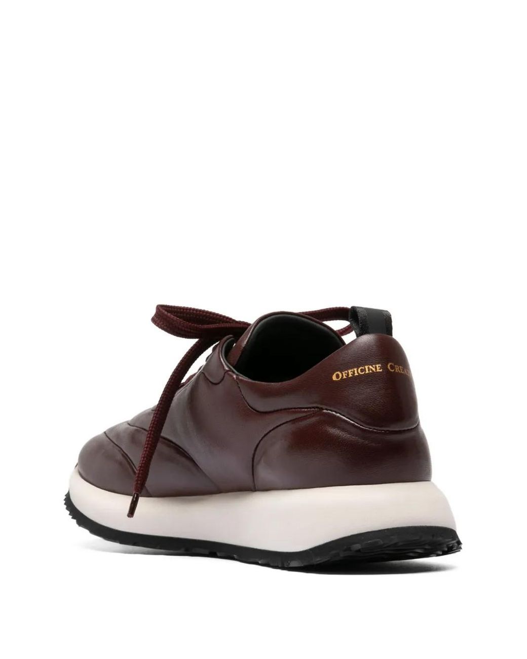 Officine Creative Brown Solstice 101 Leather Sneakers