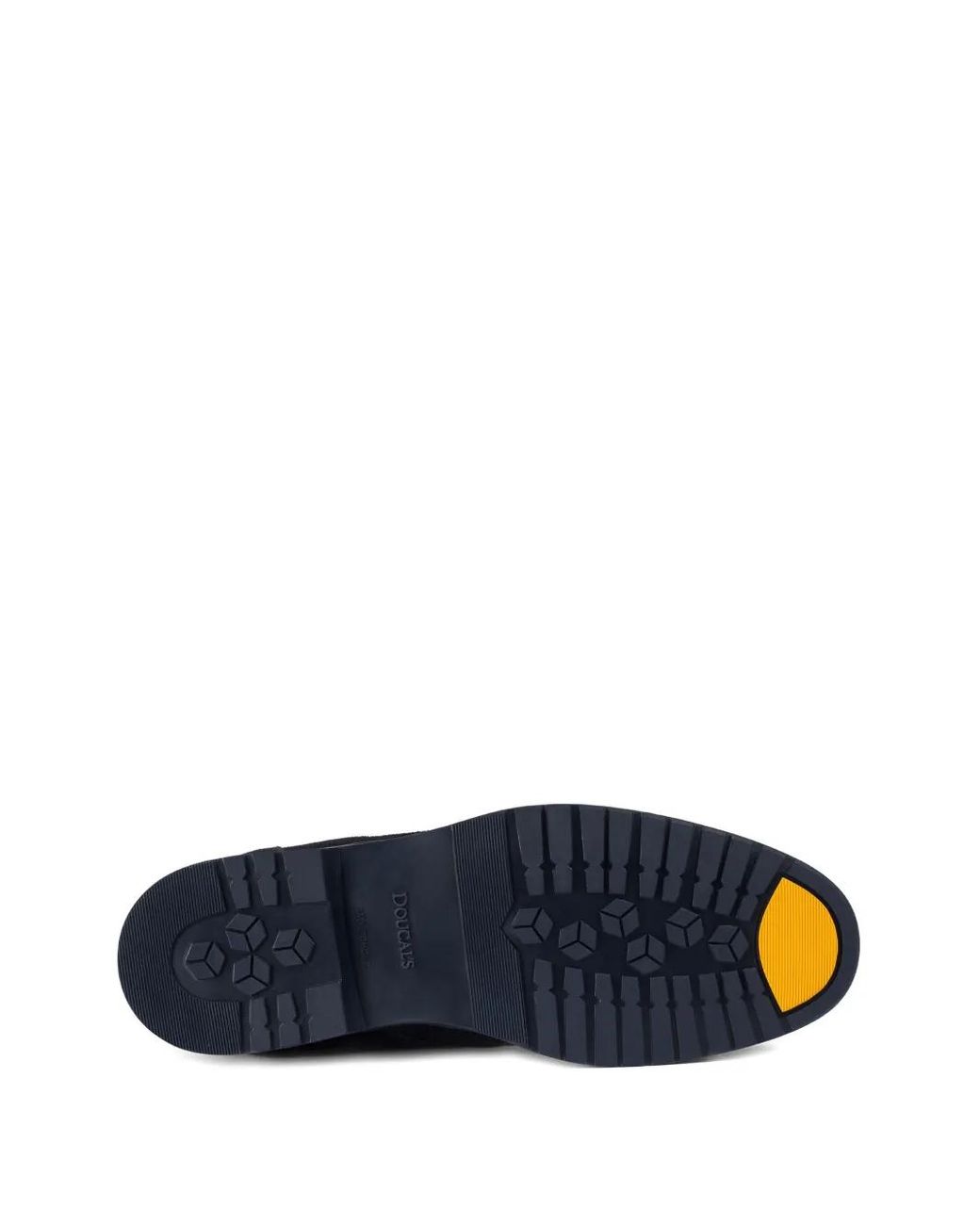 Doucal's Blue Suede Slip-On Boots for men