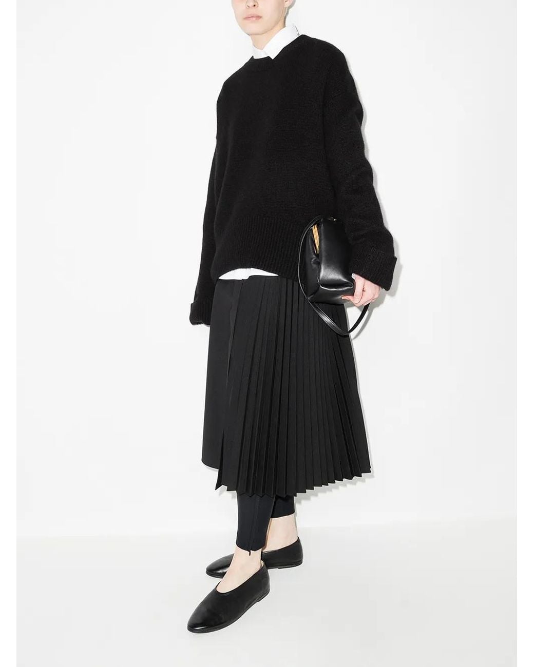 arch4 Black Knightsbridge Flared Sleeves Jumper
