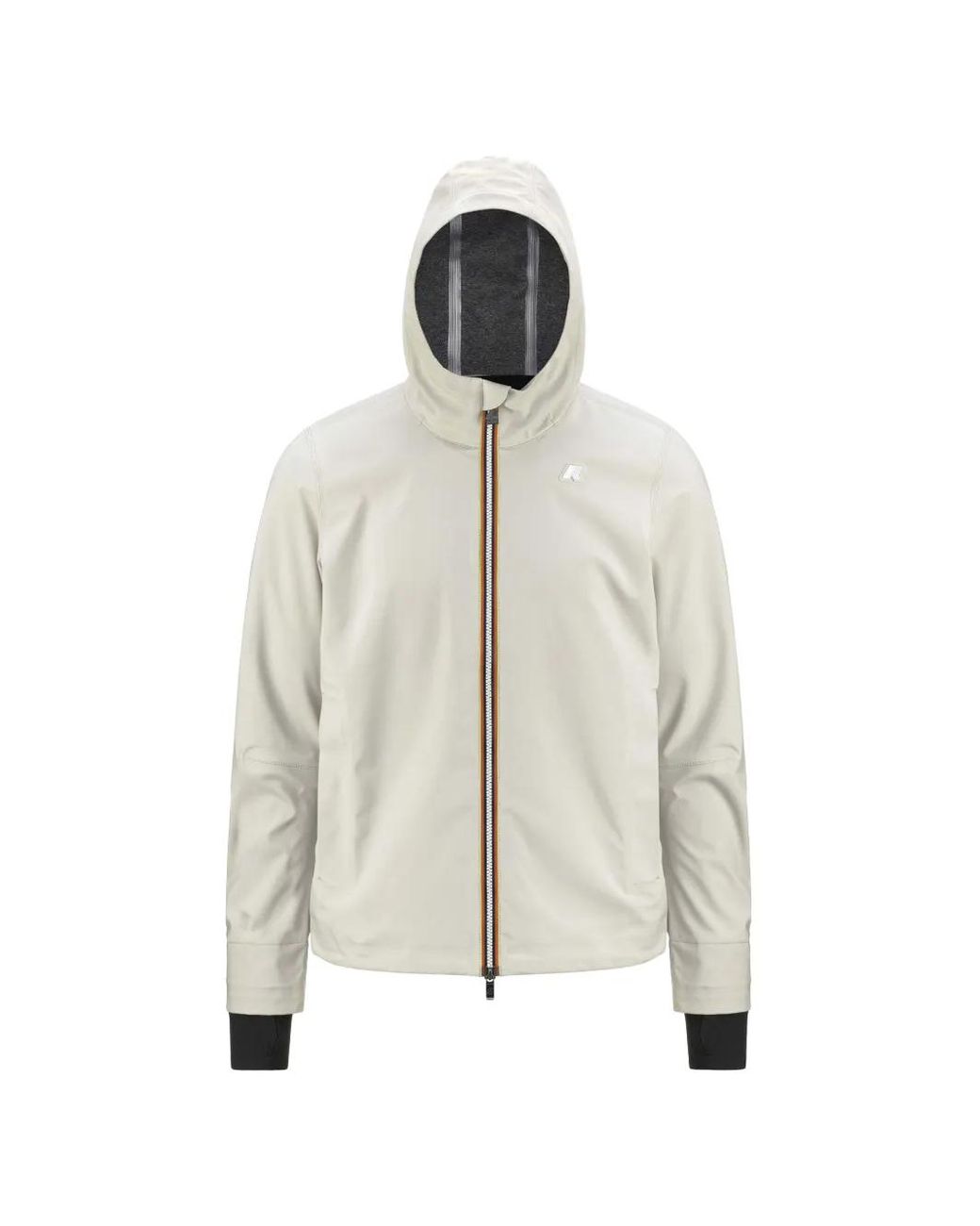 K-Way White Jacko Zip-Up Jacket for men