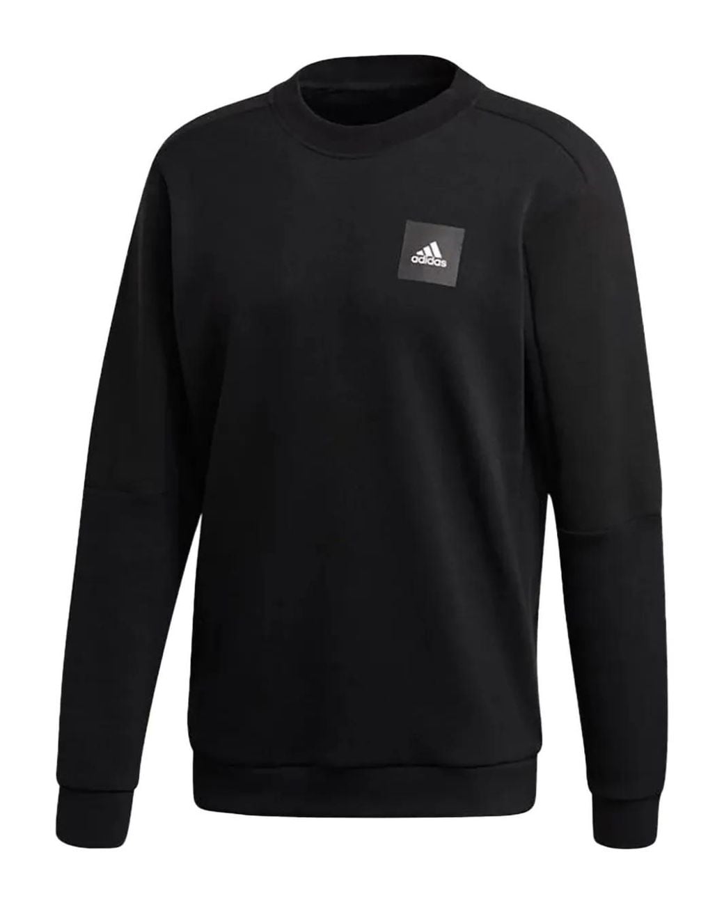 Adidas Black Must Haves Crew Neck Sweatshirt for men