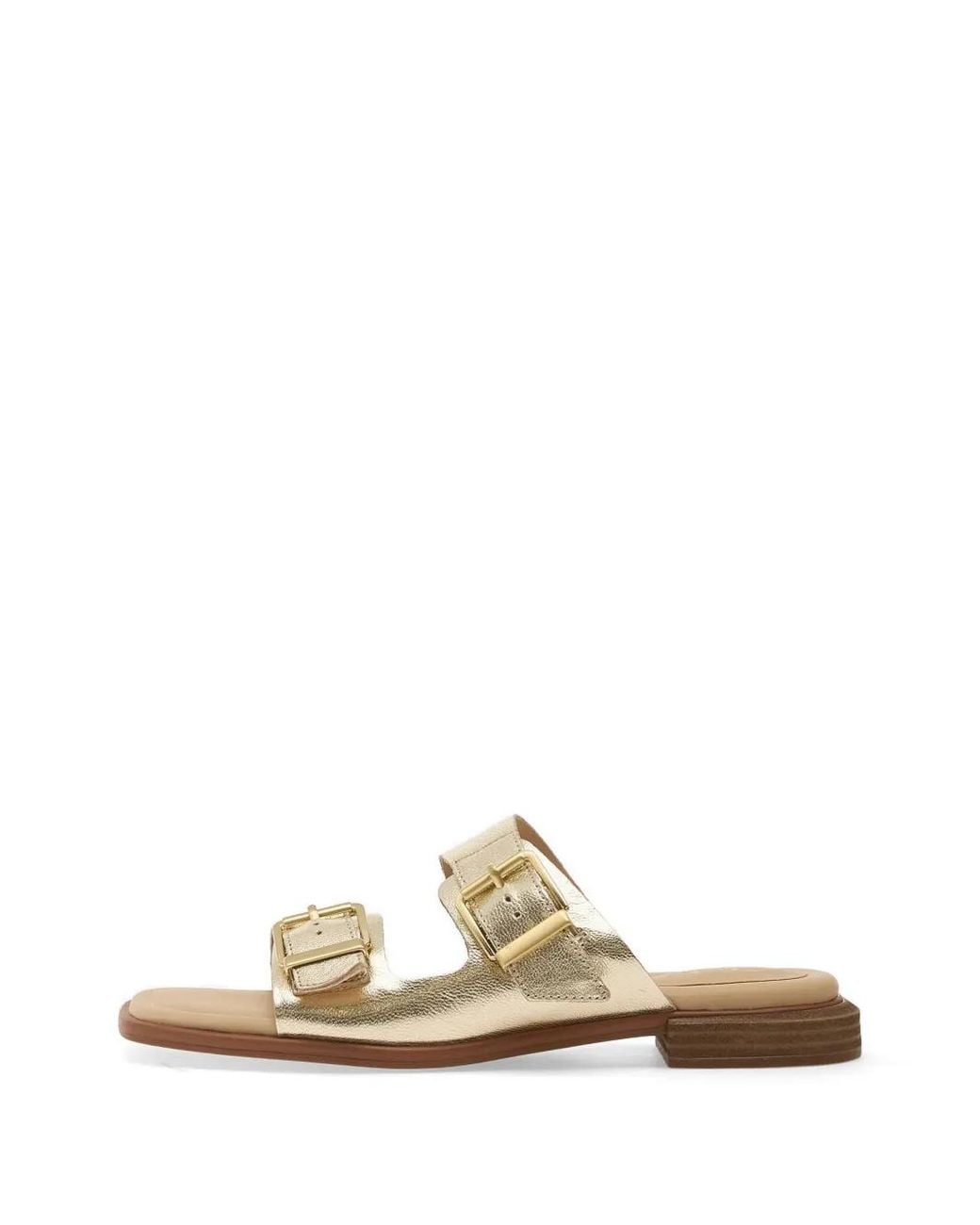 Clarks Metallic Ariany Bay Buckle-Fastening Sandals