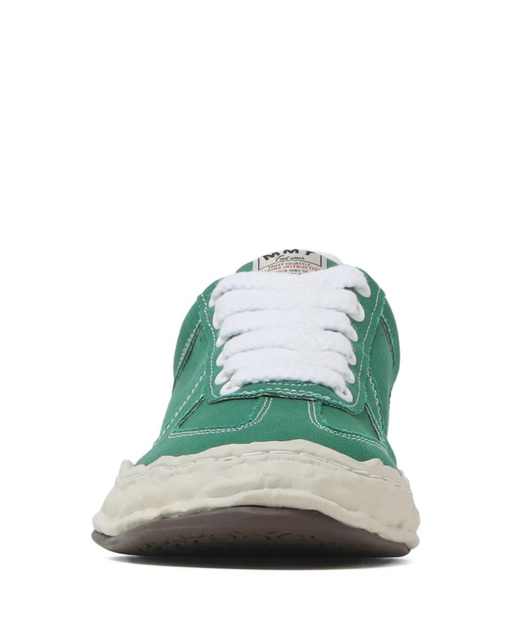 Maison Mihara Yasuhiro Green Herbie Original Sole Canvas Low-Top Sneakers for men