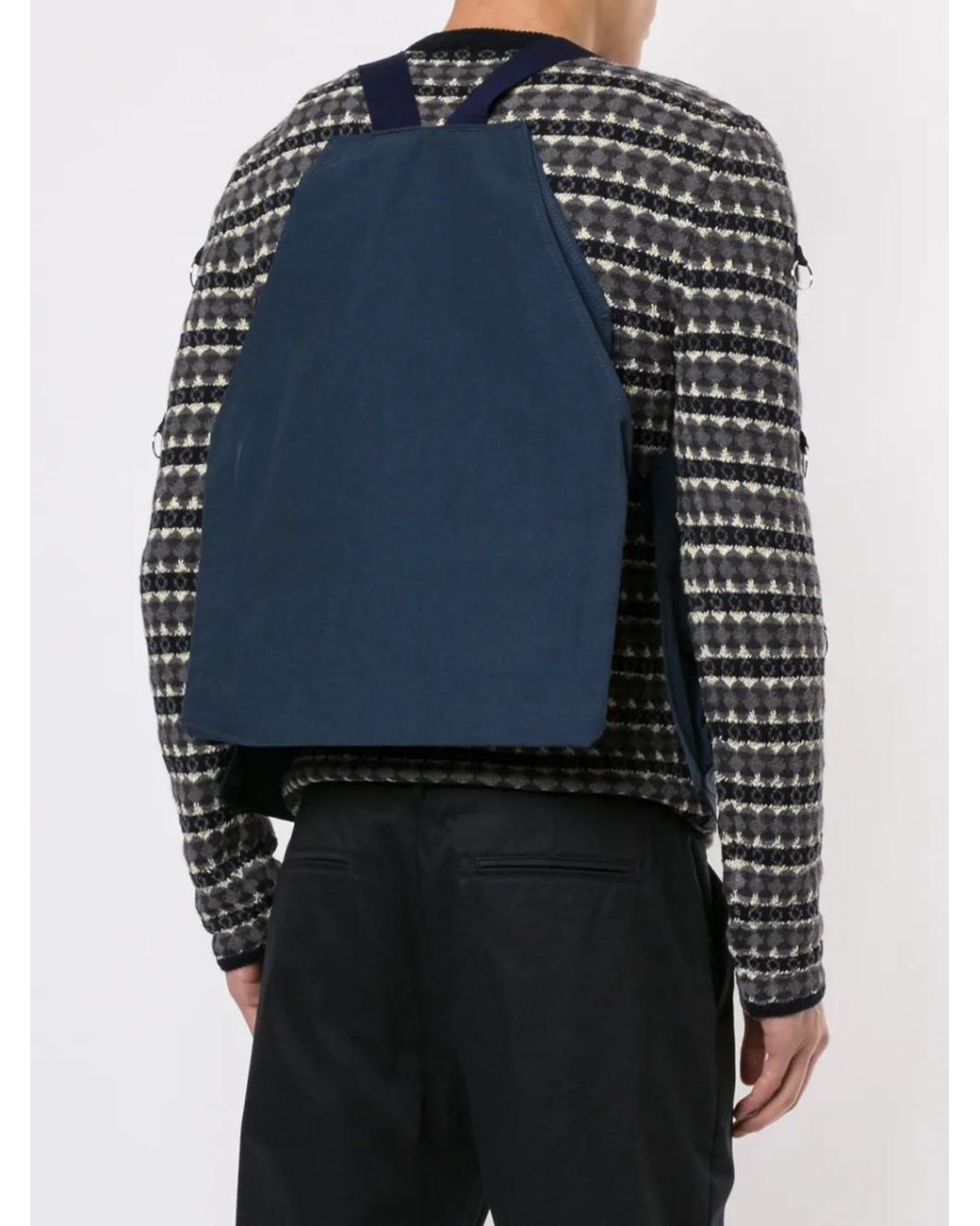 As2ov Blue Shrink Camp Vest for men