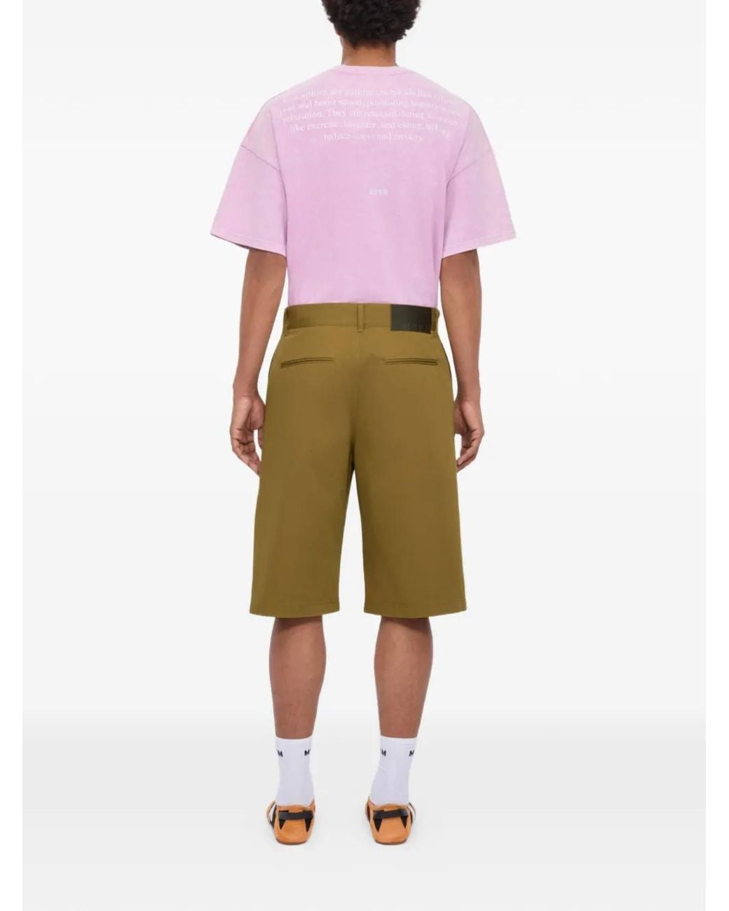 MSGM Klassische Cargo-Shorts in Green für Herren