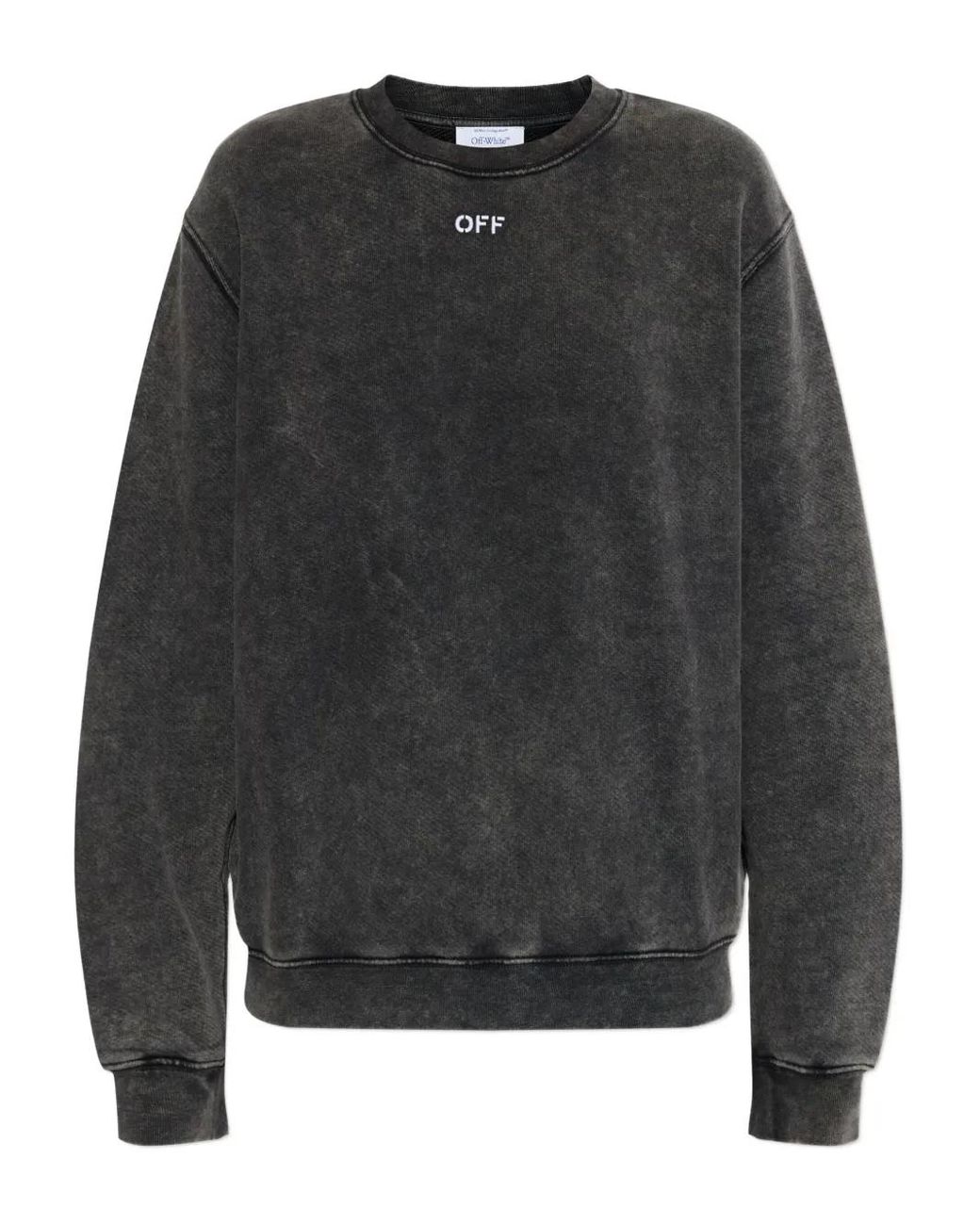 Off-White c/o Virgil Abloh Gray Arrow-Appliqué Sweatshirt
