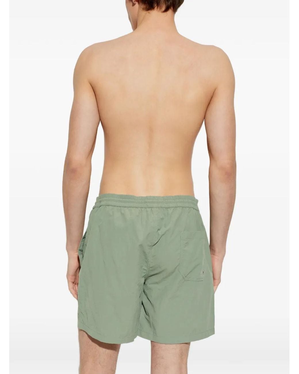AllSaints Green Odyssey Swim Shorts for men