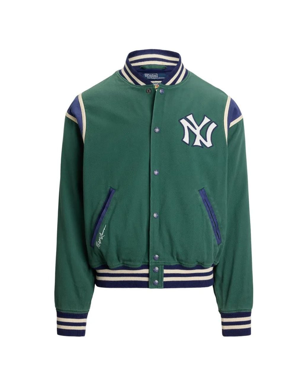 Polo Ralph Lauren Green Long-Sleeve Button-Fastening Jacket for men