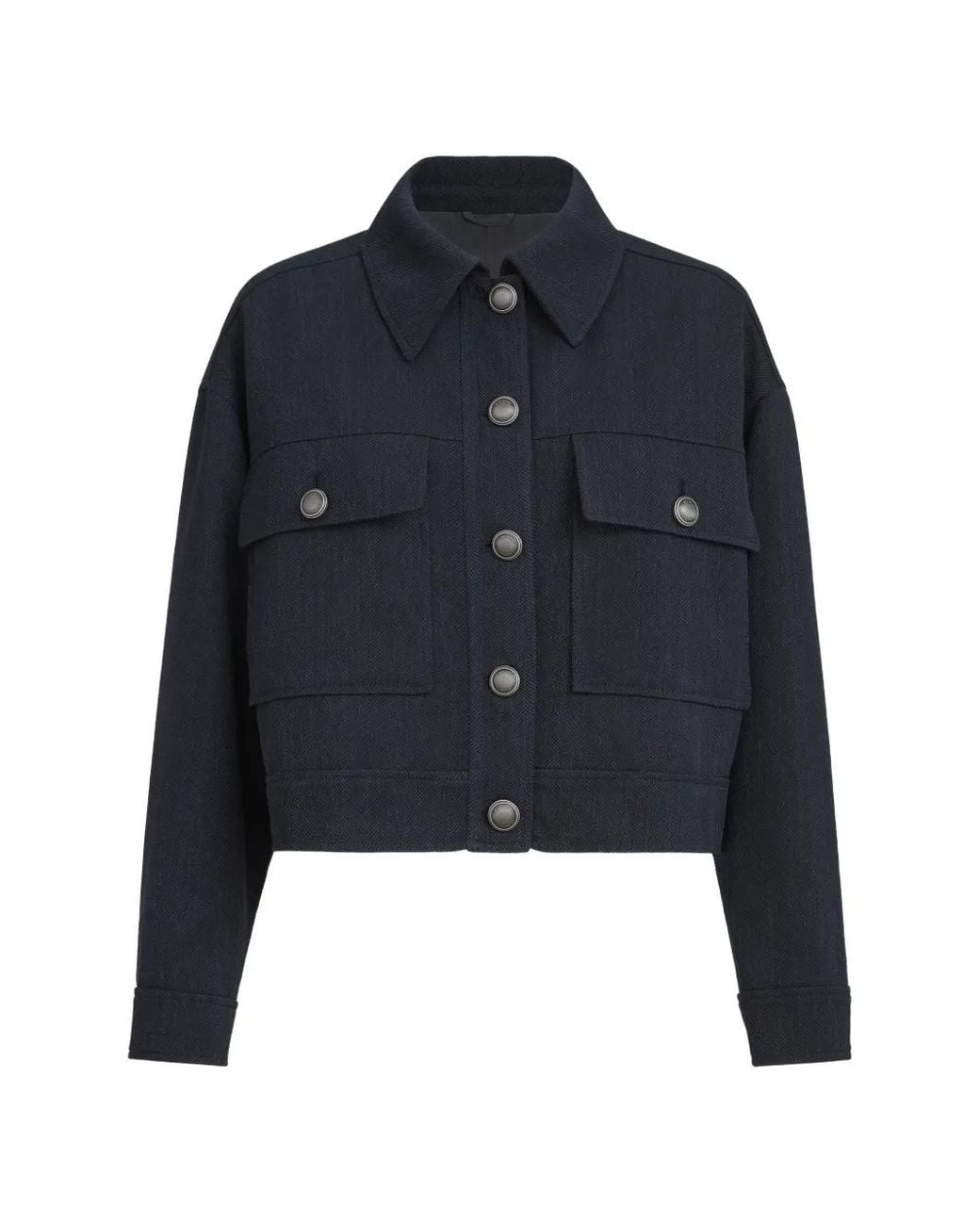 Brunello Cucinelli Blue Wool Jacket