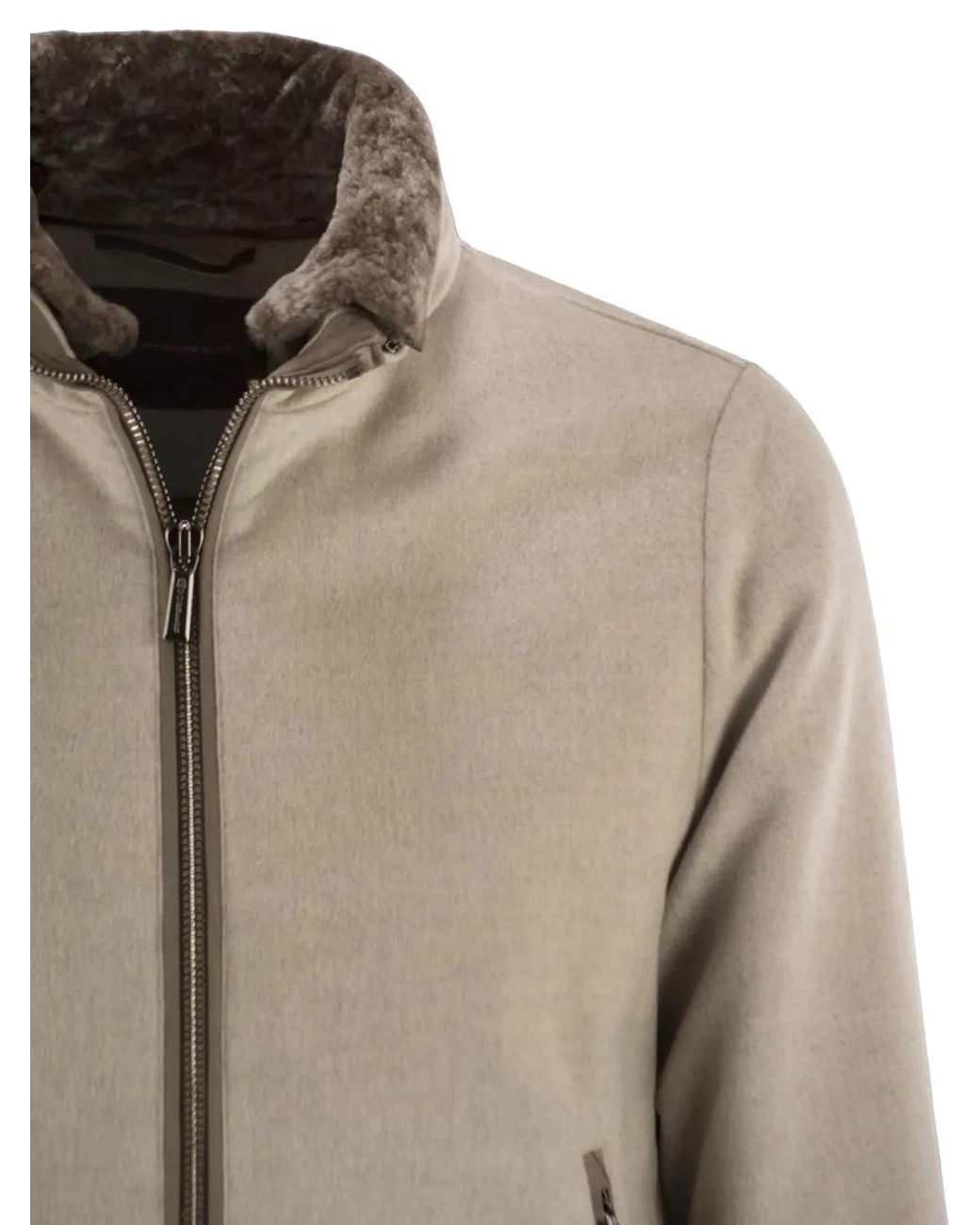 Moorer Natural Bellati Ls9 Bomber Jacket for men