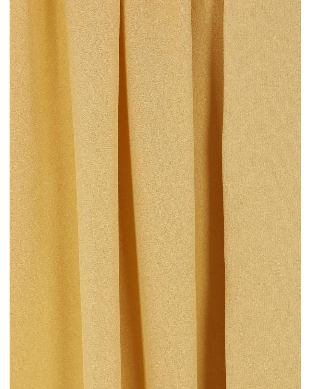 Elie Saab Yellow Silk Blouse