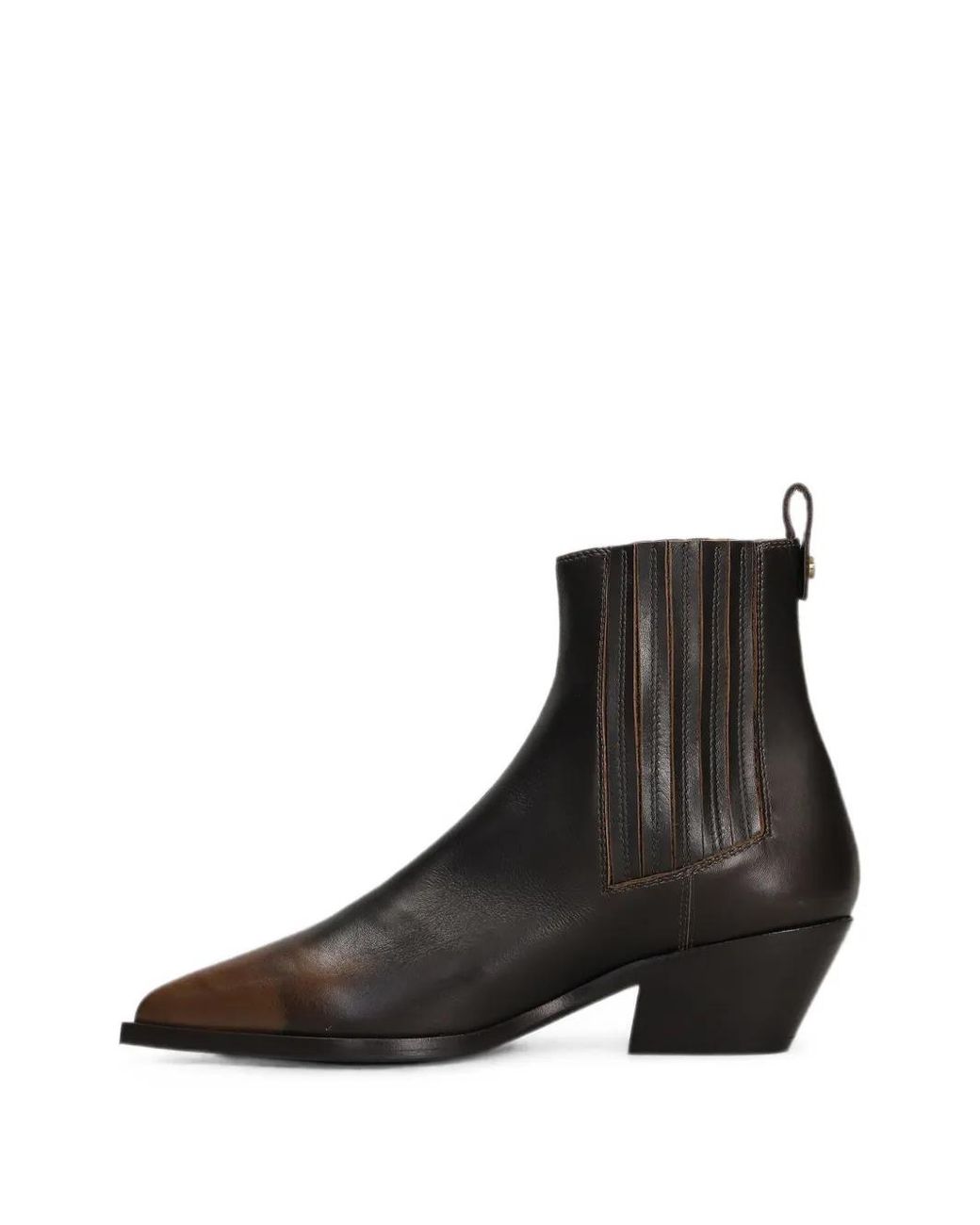 Roberto Festa Black Aurea Pointed-Toe Chelsea Boots