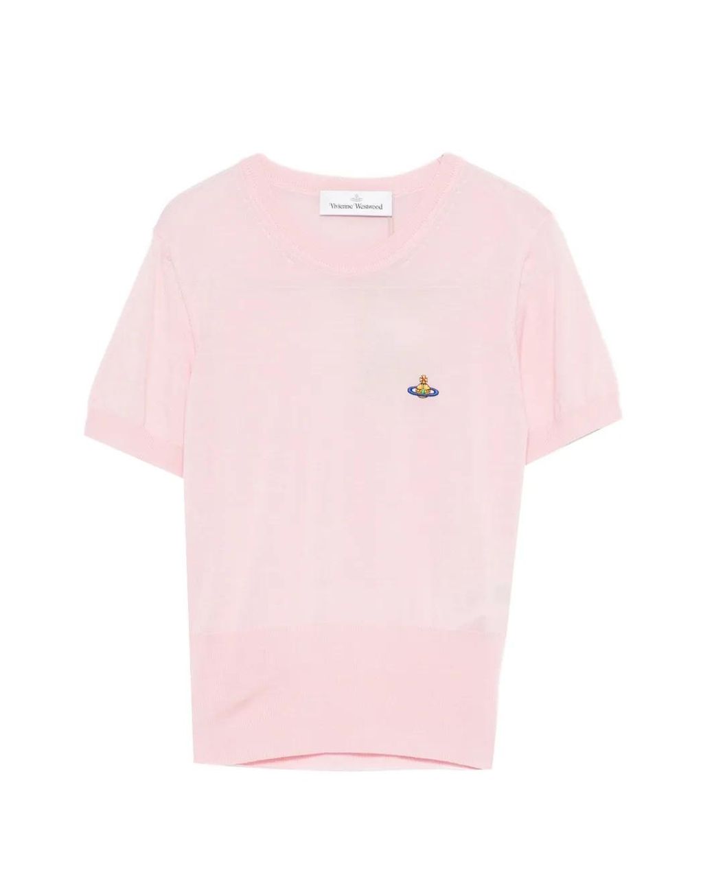 Vivienne Westwood Pink Bea Short-Sleeve Sweater