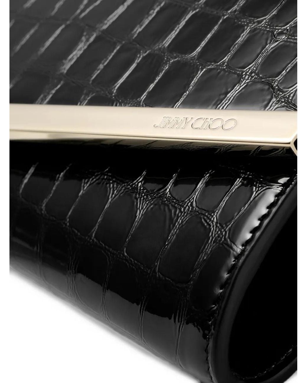 Jimmy Choo Black Emmie Clutch Bag