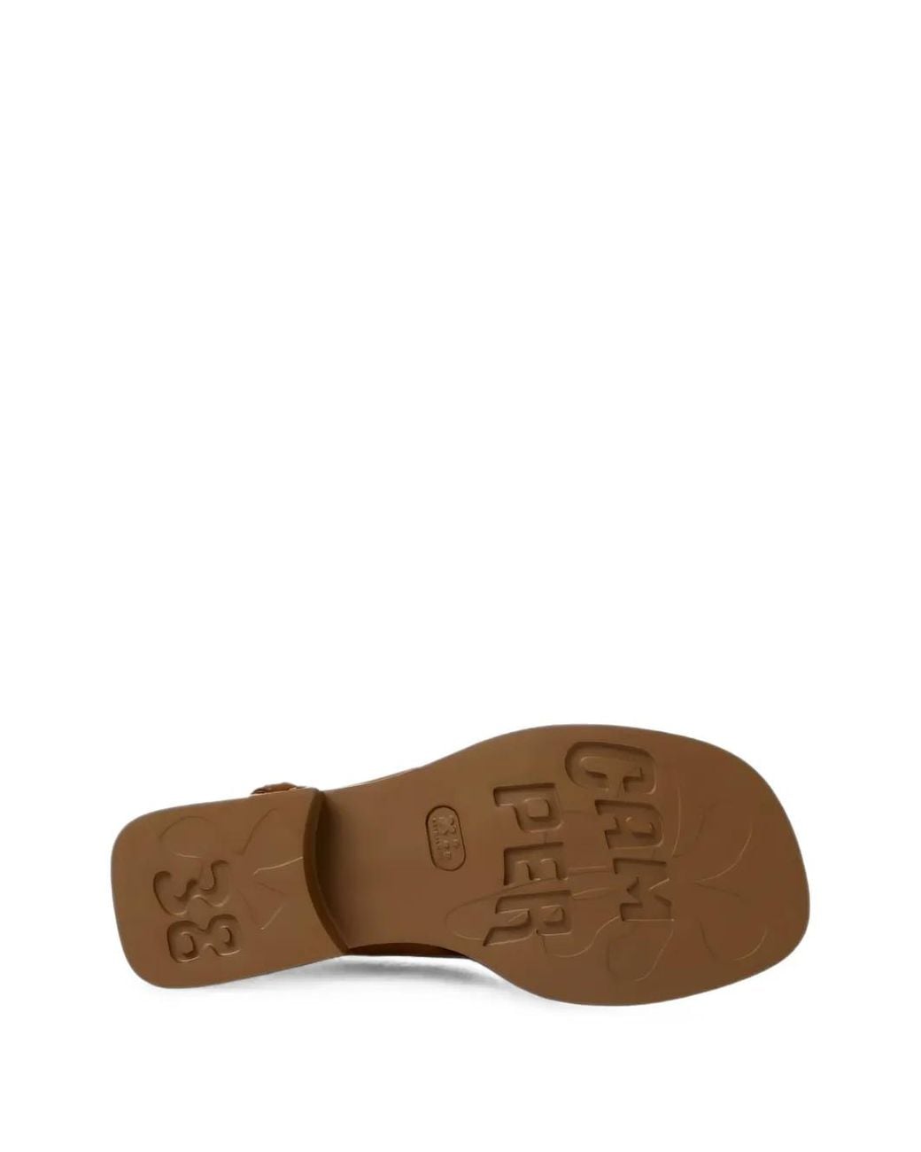 Camper Brown Dana Buckle-Fastening Sandals