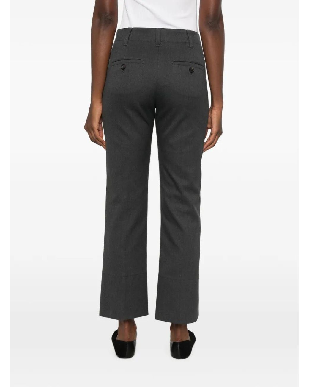 Brunello Cucinelli Flared Broek in het Gray