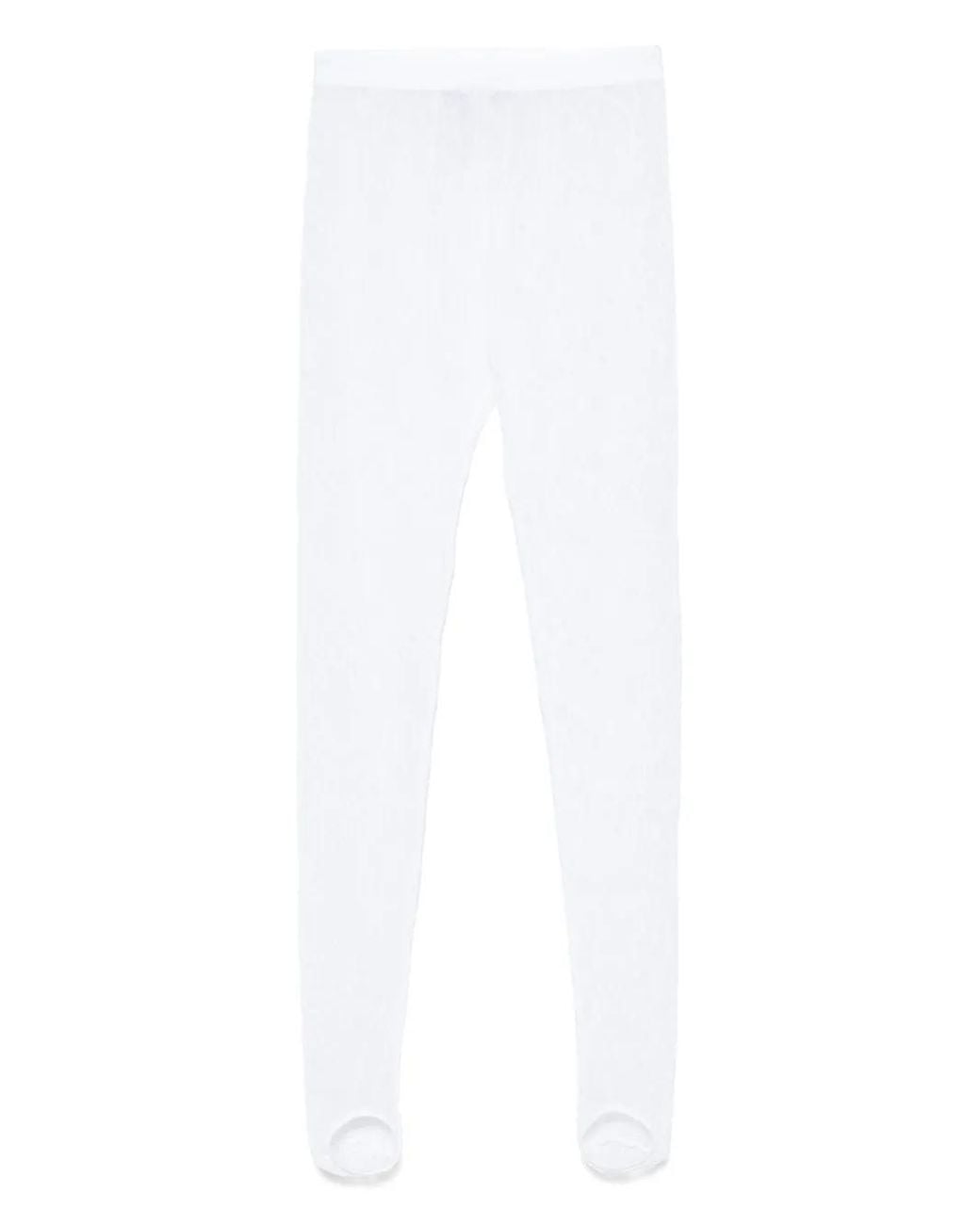 Wardrobe NYC White Pantalon En Dentelle Brodée