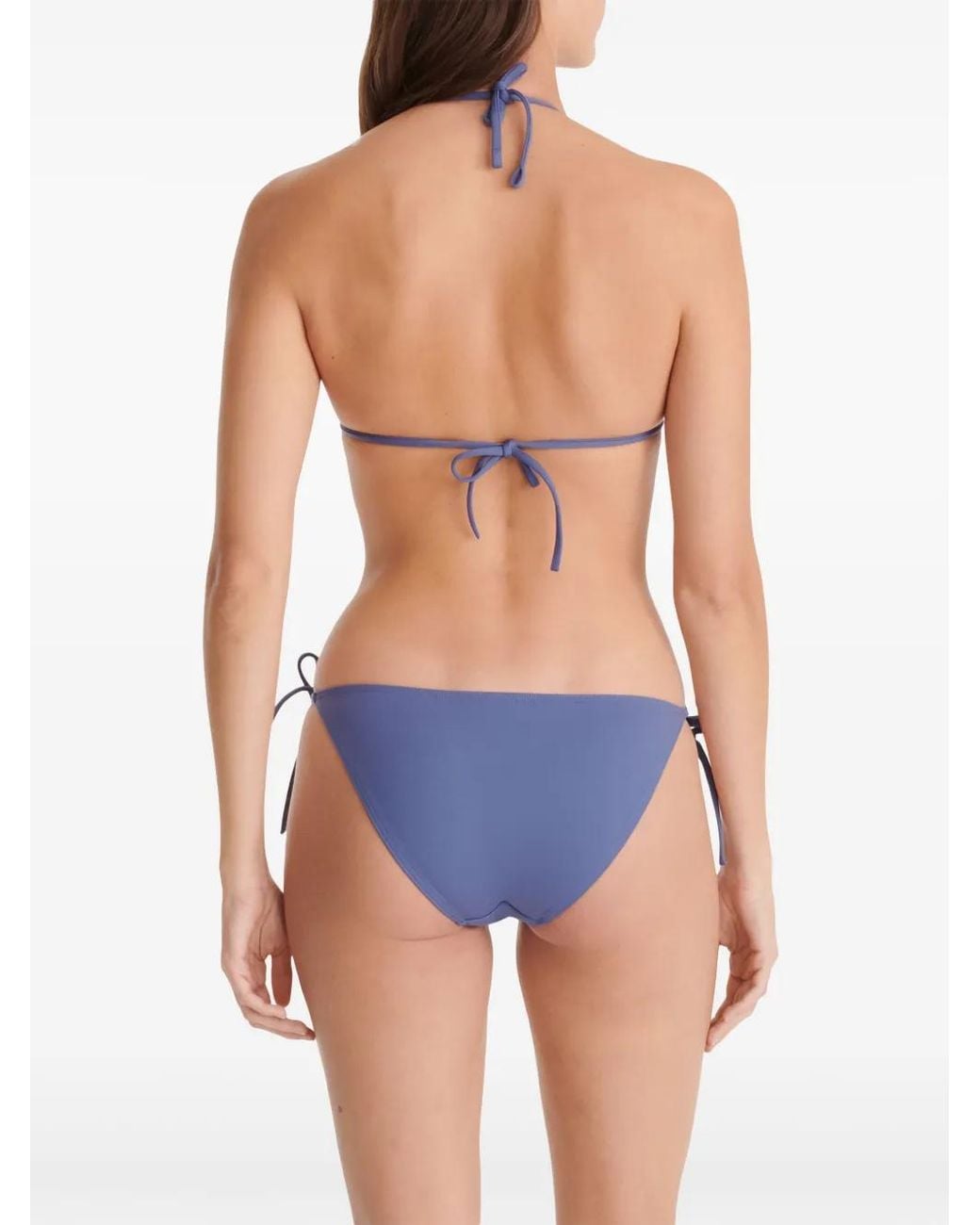 Eres Blue Mouna Triangle Bikini Top