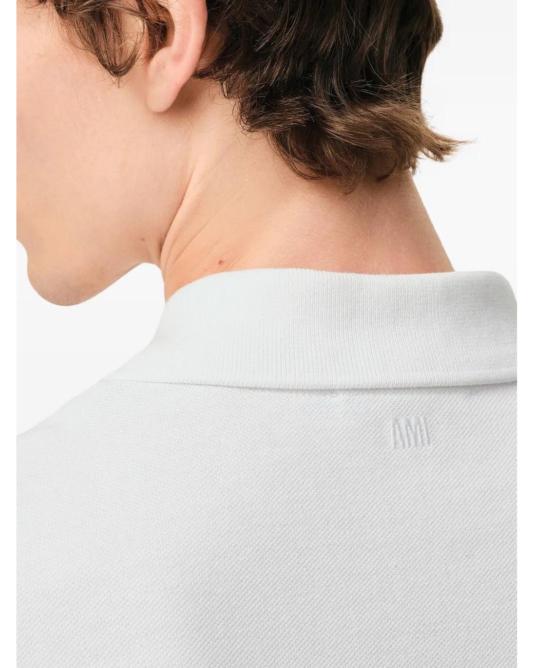 AMI White Polo Shirts for men