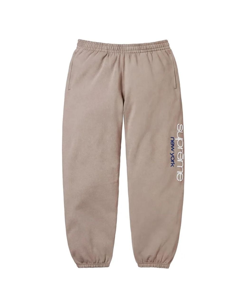 Supreme Natural Logo-Print Track Pants for men
