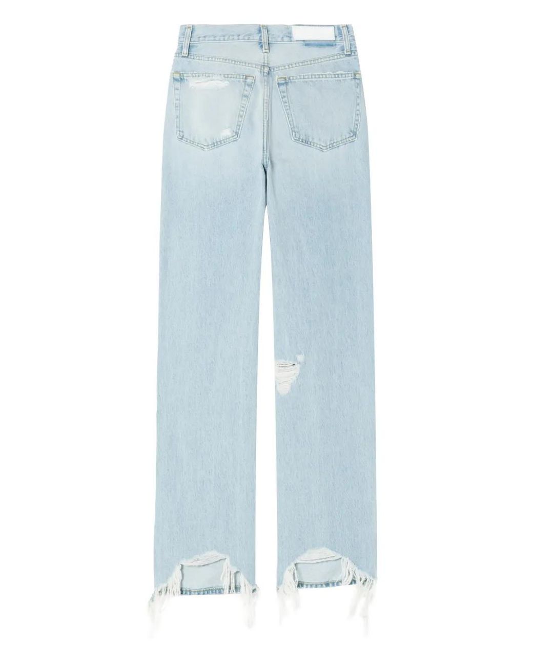 Re/done Blue High-Rise Loose Jeans