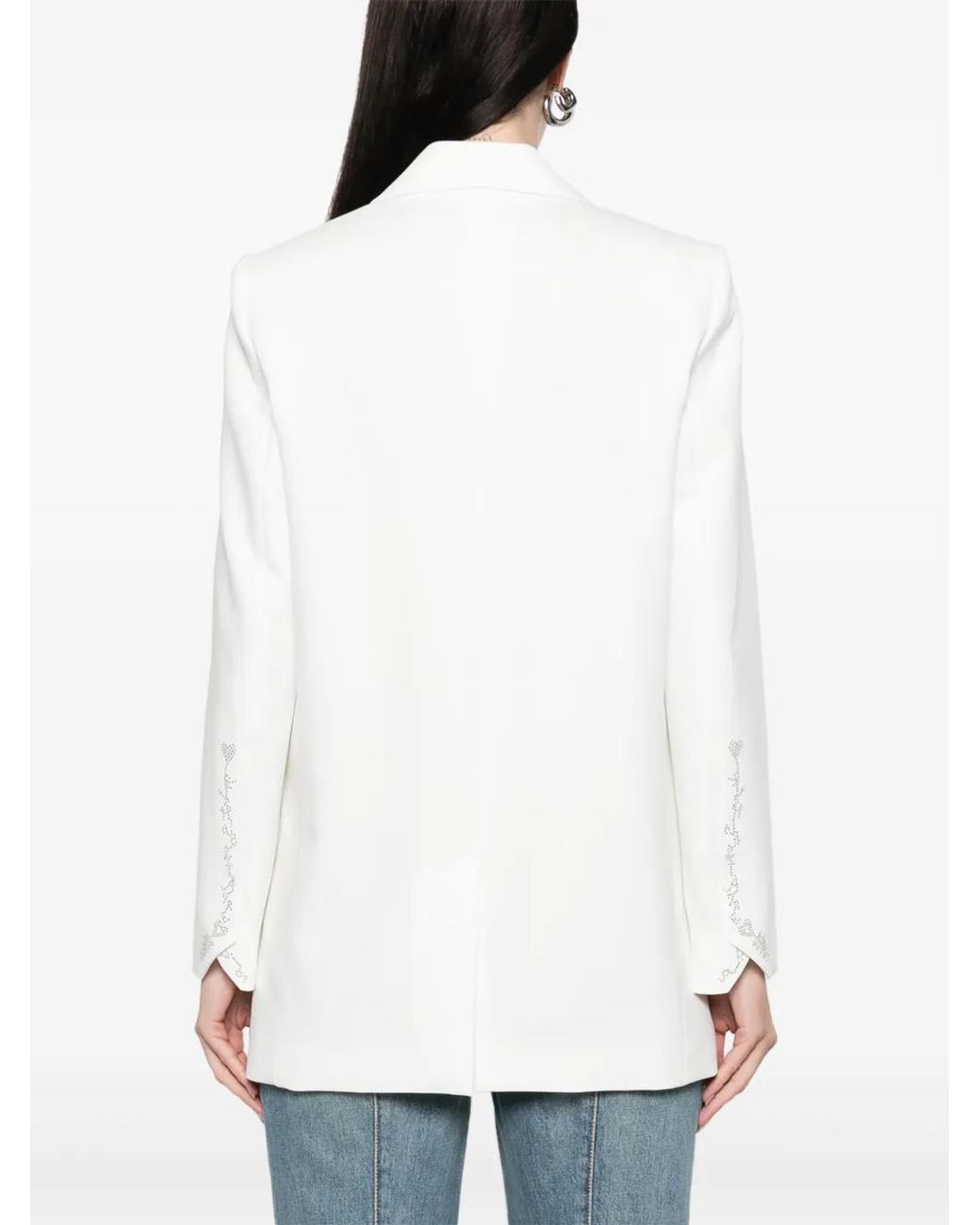 Zadig & Voltaire White Viva Strass Blazer