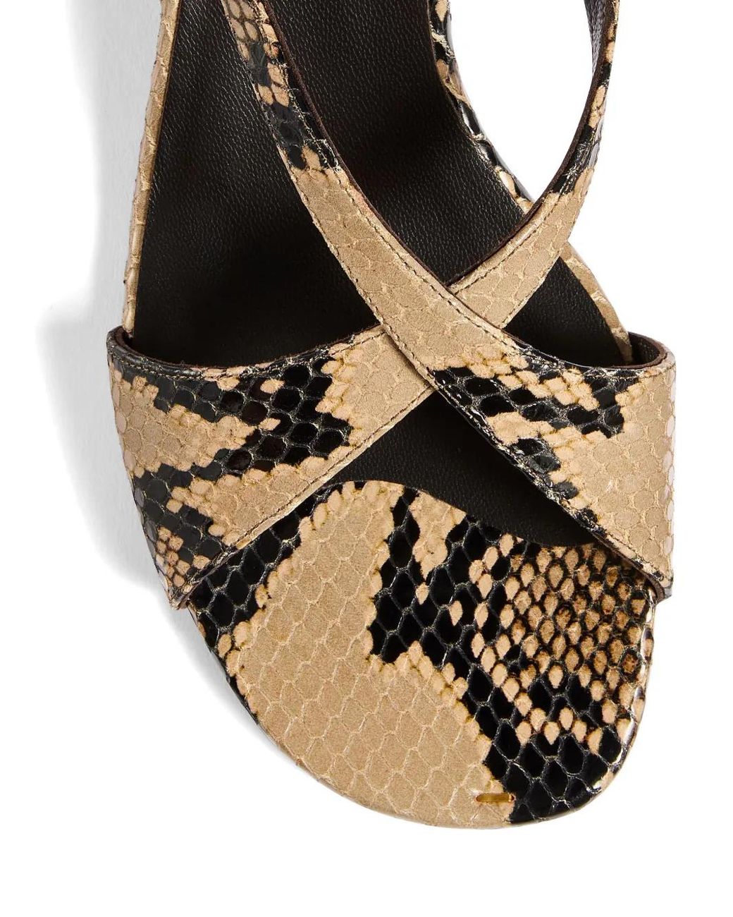 Khaite White Liria Ankle-Strap Sandals