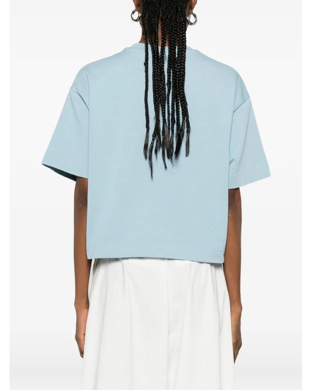 Autry Blue Heavy Jersey Cropped